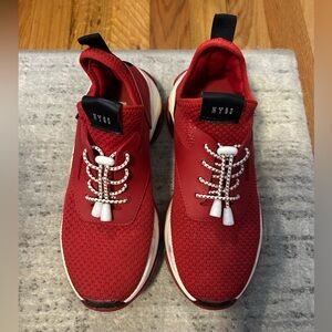 Steve Madden NY90 red sneakers